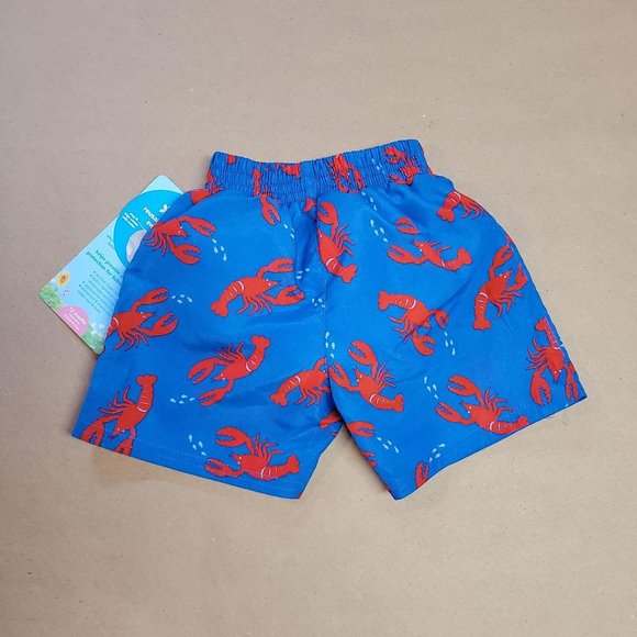 I-Play Trunks with Swim Diaper 12 Months Blue - Picture 2 of 7